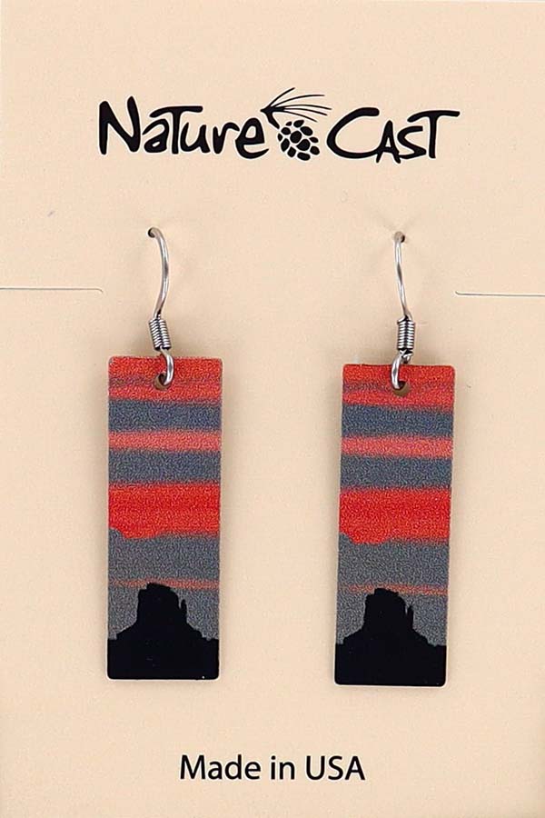 22012 Earring dangle southwest design rectangle THUMBNAIL