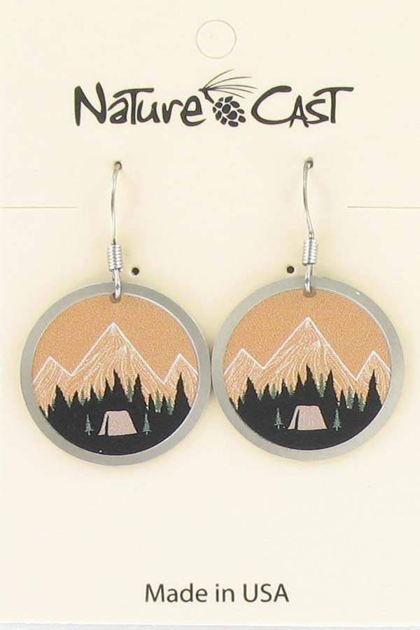 Earring dangle mountain camping THUMBNAIL