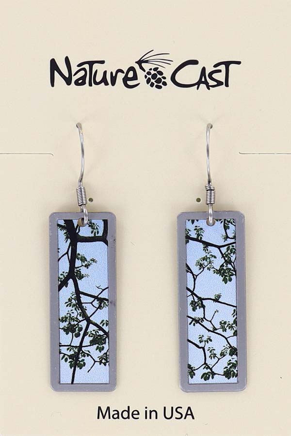 22058 Earring dangle branches mismatched LARGE