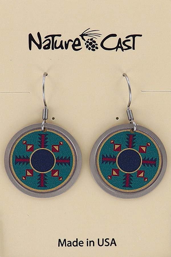 22065 Earring dangle green tile MAIN