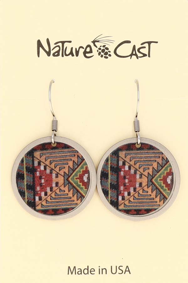 22067 Earring dangle kilim pattern THUMBNAIL