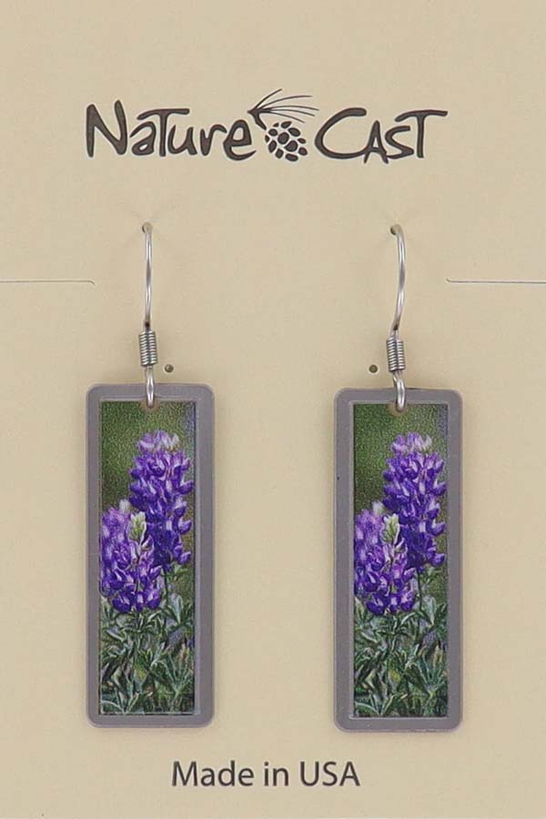 22085 Earring dangle lupine THUMBNAIL