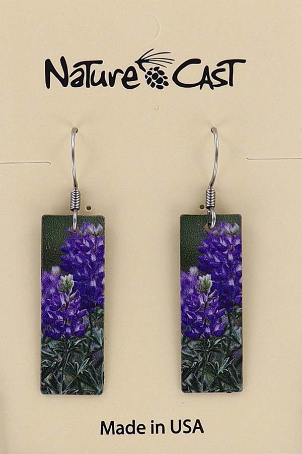 22085 Earring dangle lupine THUMBNAIL