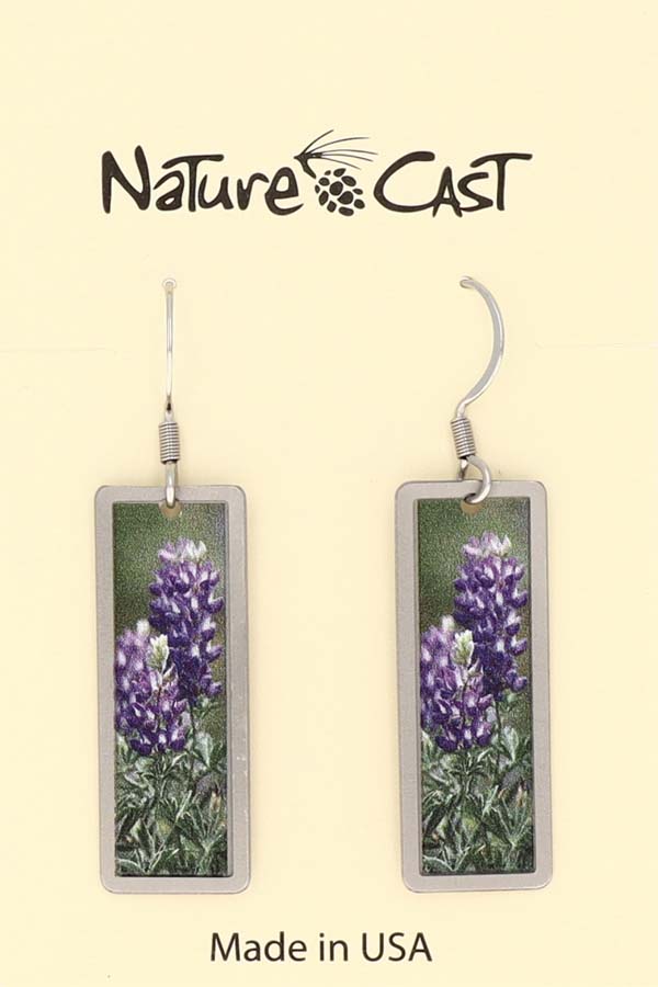 22085 Earring dangle lupine THUMBNAIL