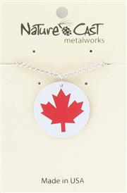 Pendant red maple w/ 18" chain THUMBNAIL