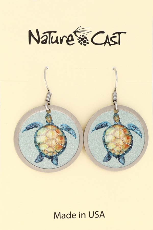 22112 Earring dangle sea turtle MAIN