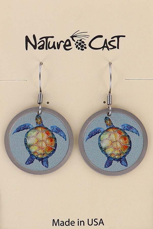 22112 Earring dangle sea turtle THUMBNAIL