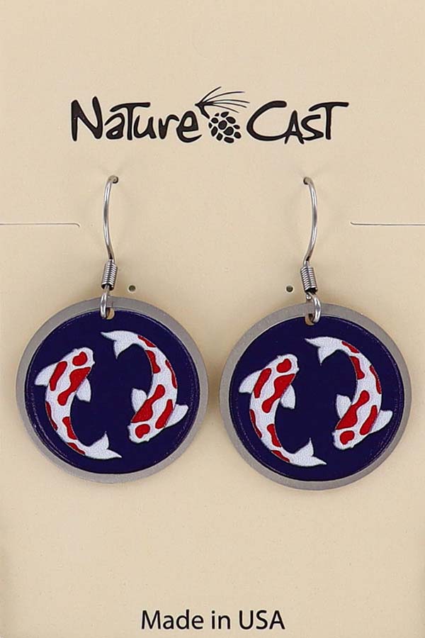 22113 Earring dangle koi THUMBNAIL