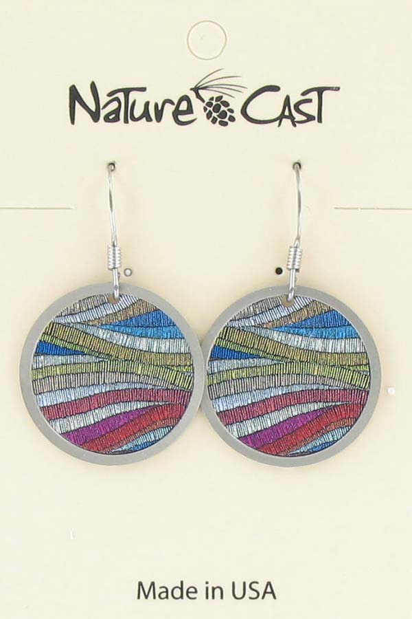 Earring dangle colorful layers THUMBNAIL