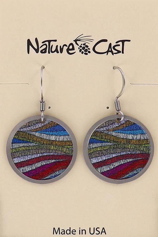 22115 Earring dangle colorful layers THUMBNAIL