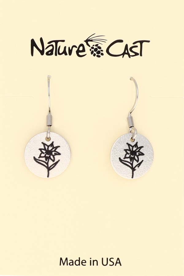 22118 Earring dangle small flower LARGE