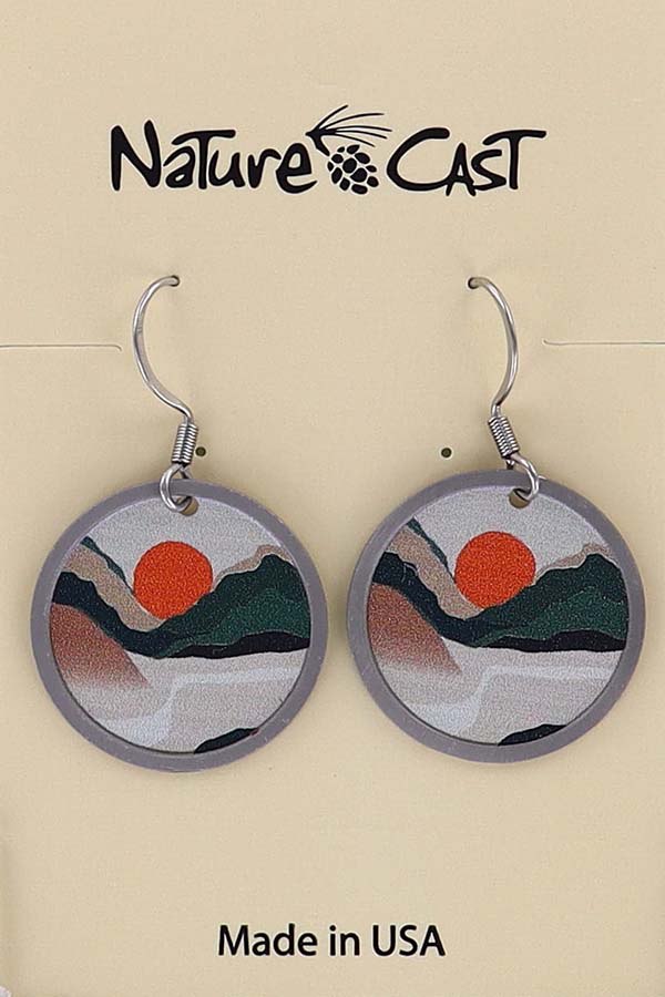 22132 Earring dangle riverstream sun round THUMBNAIL
