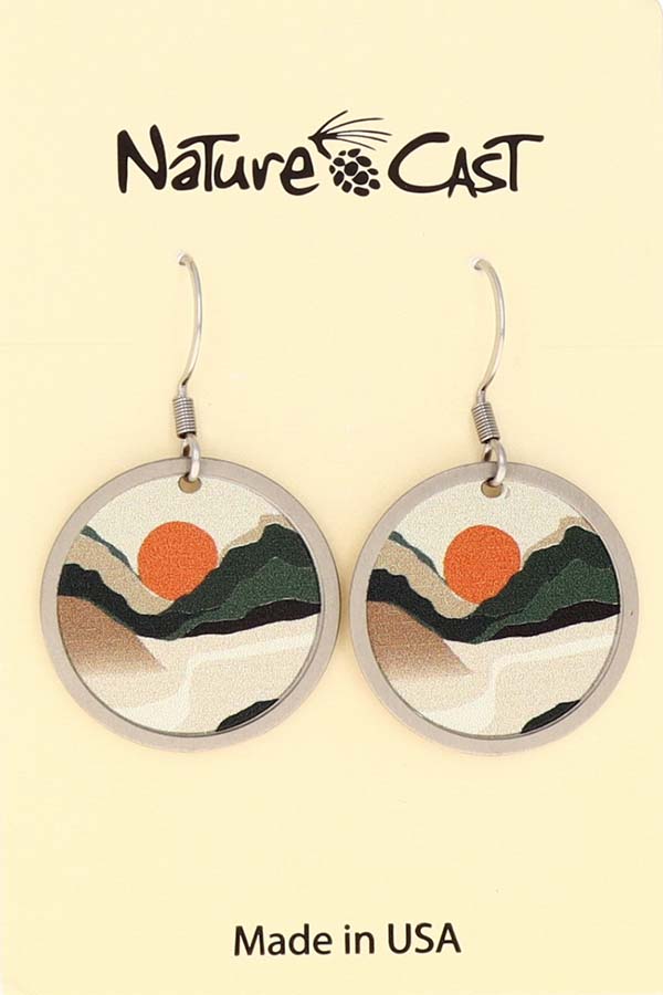 22132 Earring dangle riverstream sun round THUMBNAIL