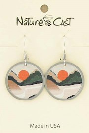 Earring dangle riverstream sun round THUMBNAIL