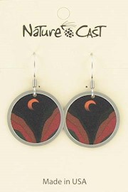 Earring dangle canyon moon round THUMBNAIL