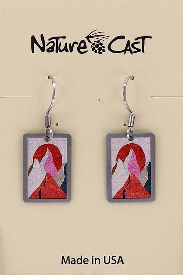 22142 Earring dangle multi mountain peaks THUMBNAIL