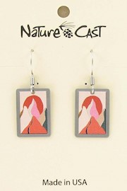 Earring dangle multi mountain peaks THUMBNAIL