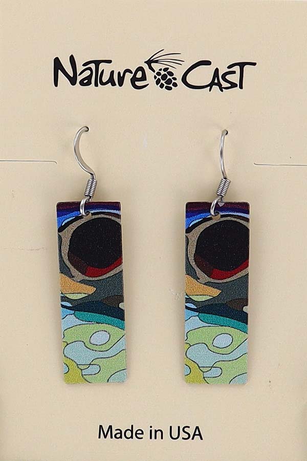 22146 Earring dangle fish eye THUMBNAIL