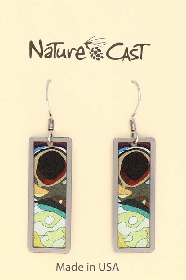 22146 Earring dangle fish eye THUMBNAIL
