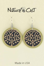 Earring dangle tree of life THUMBNAIL