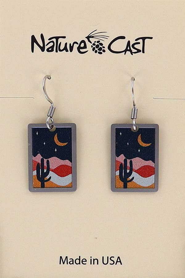 22156 Earring dangle saguaro scene THUMBNAIL