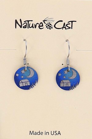 22168 EARRING DANGLE CABIN LARGE