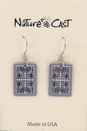22169 EARRING DANGLE LEAVES PATTERN THUMBNAIL