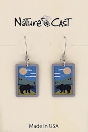 22175 EARRING DANGLE BEAR AT THE RIVER THUMBNAIL