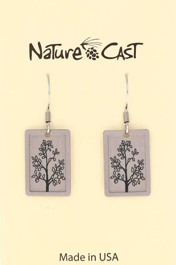 22176 EARRING DANGLE TREE W/LEAVES THUMBNAIL