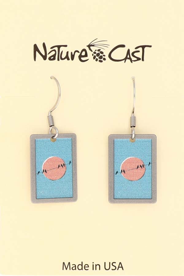 22177 EARRING DANGLE BIRDS ON WIRE THUMBNAIL