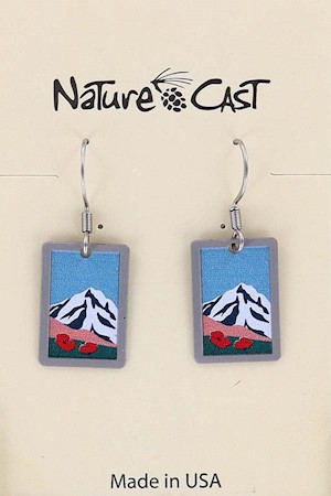 22178 EARRING DANGLE MOUNTAIN POPPIES LARGE
