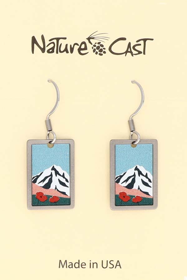 22178 EARRING DANGLE MOUNTAIN POPPIES MAIN