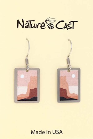 22188 Earring dangle canyon walls LARGE