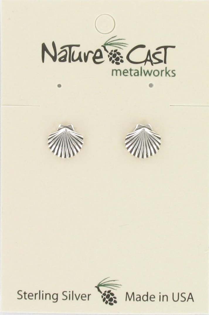 Earring post clam sterling silver THUMBNAIL