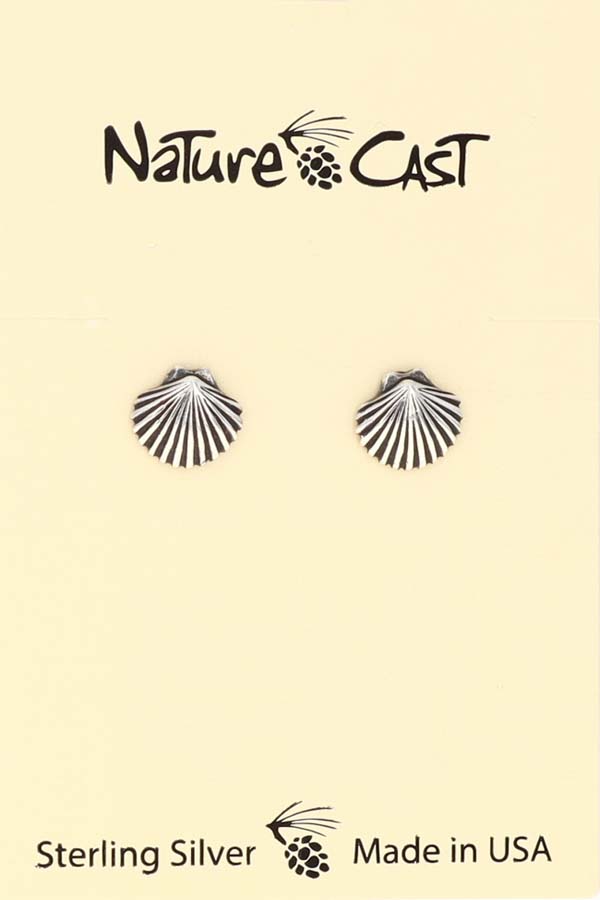 43054 Earring post clam sterling silver LARGE