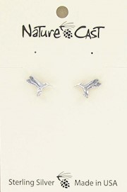 Earring post sterling silver hummingbird THUMBNAIL