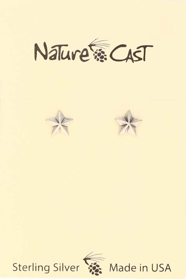 43133 Earring post sterling silver star MAIN