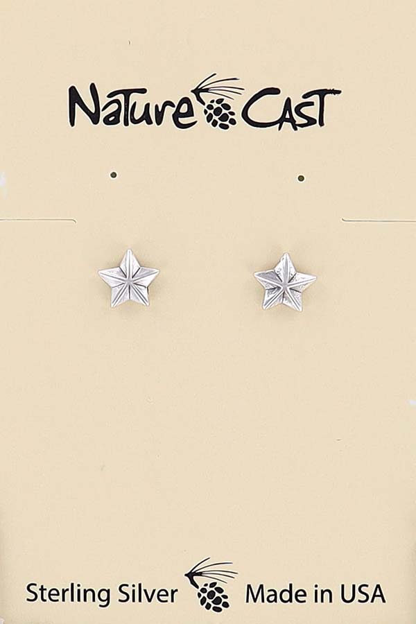 43133 Earring post sterling silver star THUMBNAIL