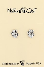43138 Earring Post Sterling Silver Prickly Pear THUMBNAIL
