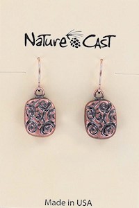 70012 EARRING DANGLE SWIRLS ON OVAL MAIN