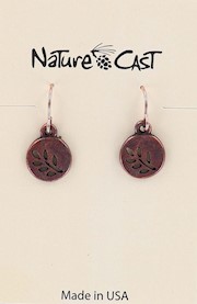 70016 EARRING DANGLE ROUND CUTOUT WITH BRANCH THUMBNAIL