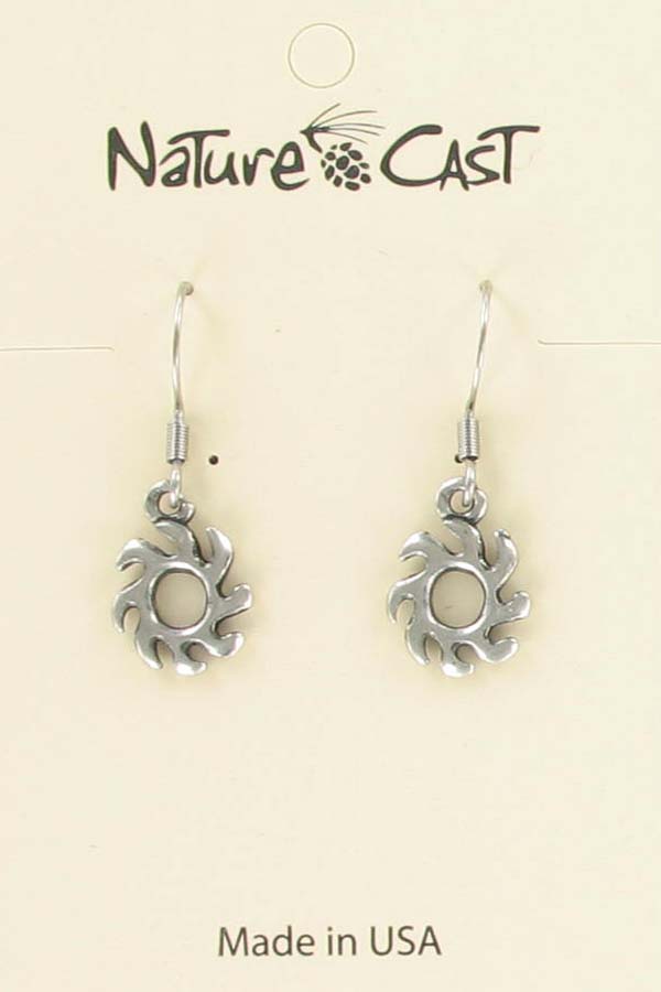Earring dangle cutout sun THUMBNAIL