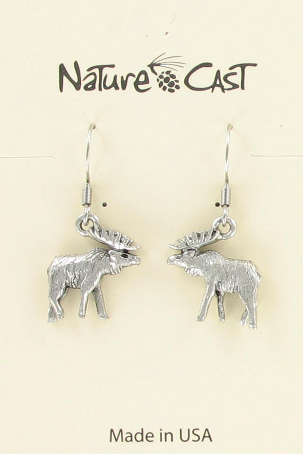 Earring dangle elk LARGE