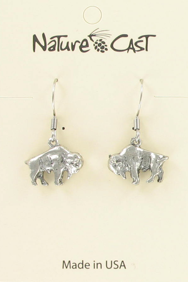 Earring dangle buffalo THUMBNAIL