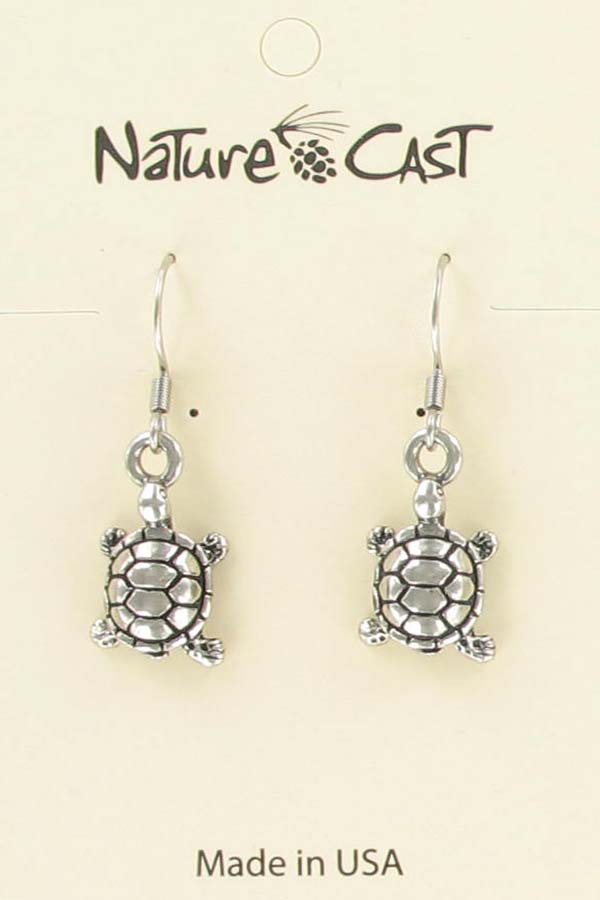 Earring dangle turtle THUMBNAIL