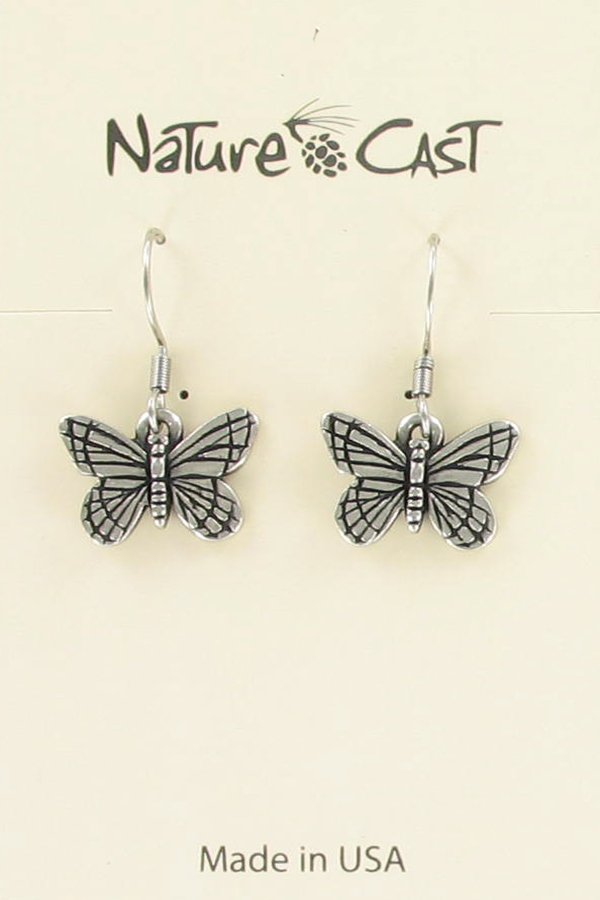 12079 Earring dangle Monarch Butterfly THUMBNAIL