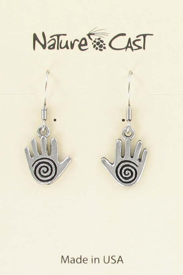 Earring dangle spirit hand LARGE