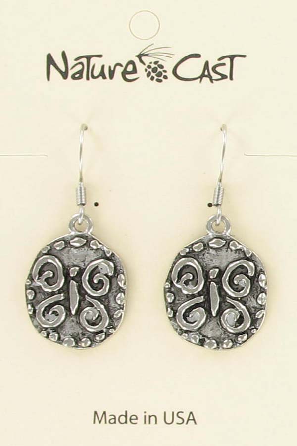 Earring dangle large butterfly THUMBNAIL