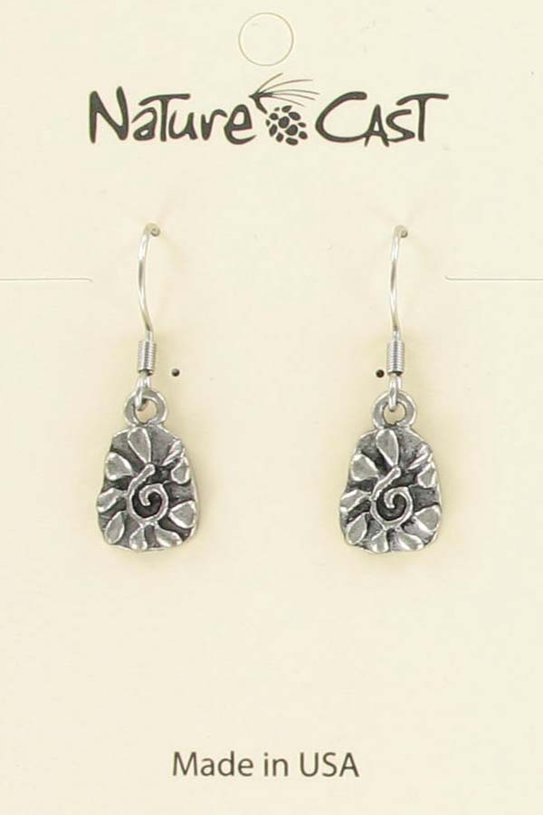 Earring dangle small flower THUMBNAIL