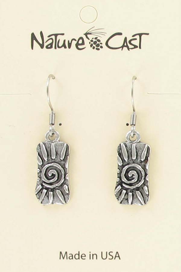 Earring dangle sun LARGE
